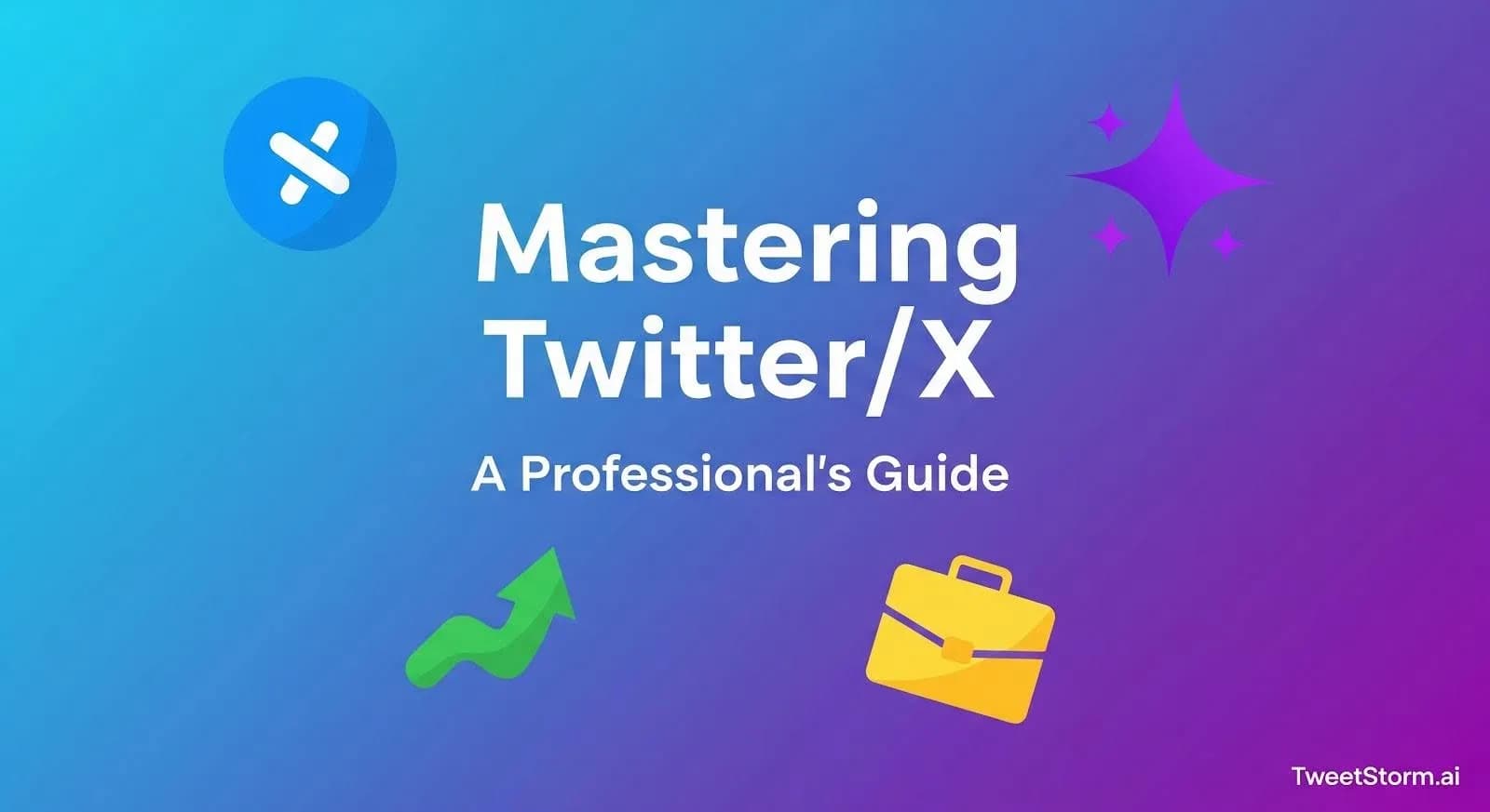 Mastering Twitter/X: A professional's guide, TweetStormAI